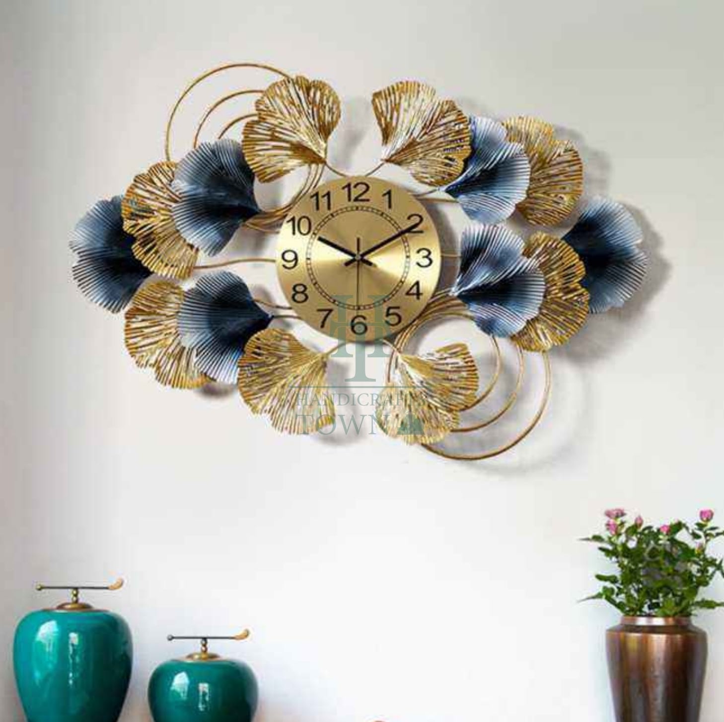 Leaves Designer Clock